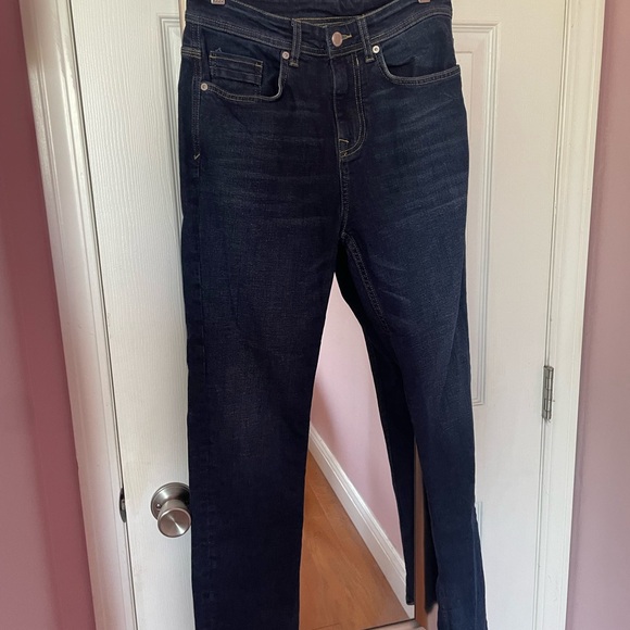 ZARA Classic Blue Denim Women's Jeans Slim Fit - Picture 3 of 6